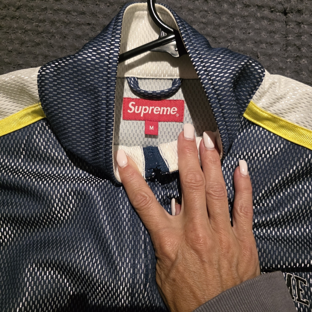 Supreme Navy and White Jacket